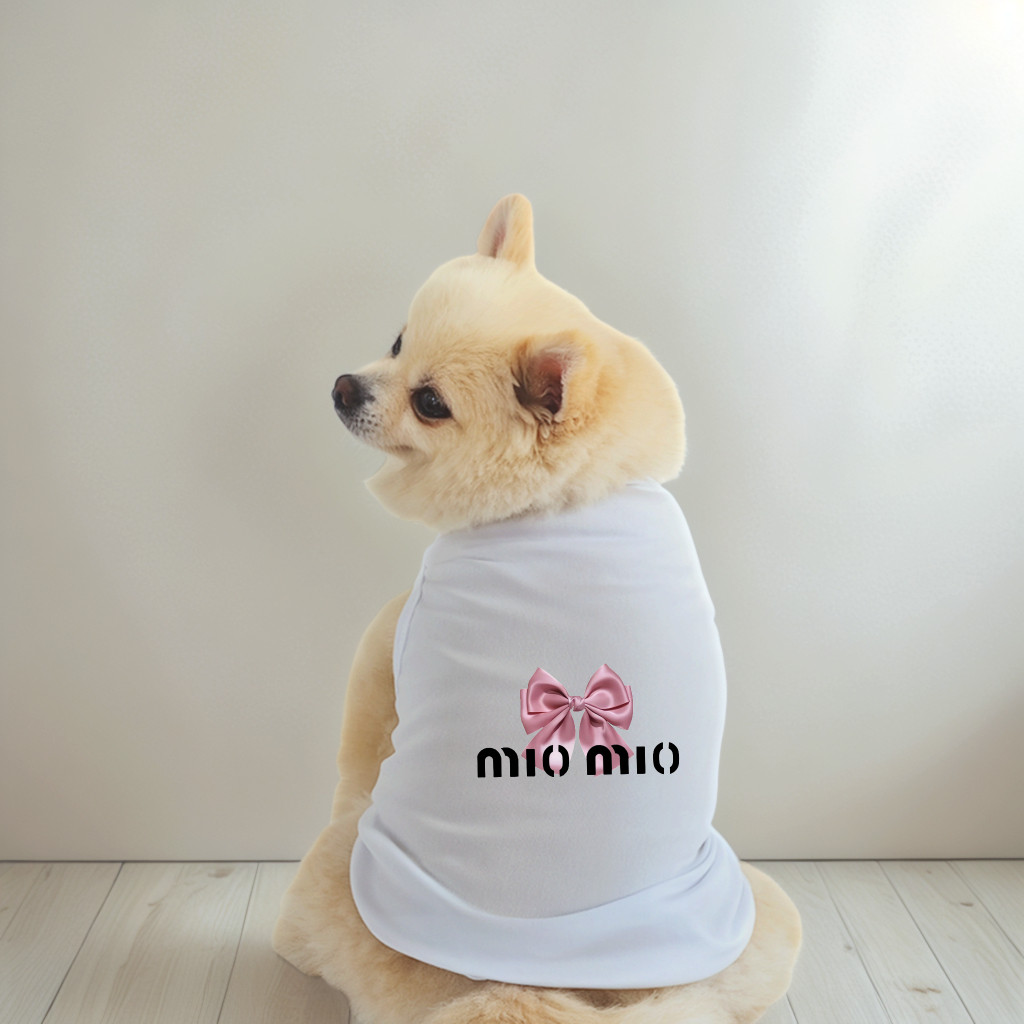Áo Vest lưới Polyester in nơ thoáng khí và thoải mái cho mèo / chó