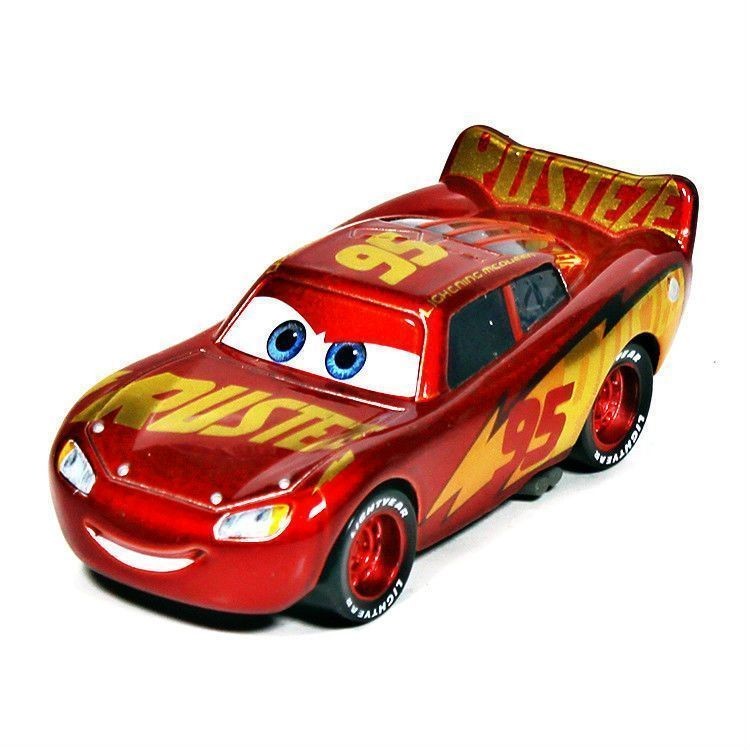 Đua Xe Ô Tô Ô Tô 3 Hàng Rào Lật Lightning McQueen Hợp Kim Xe Mô Hình Đồ Chơi Cặp Đôi McQueen Phóng Viên