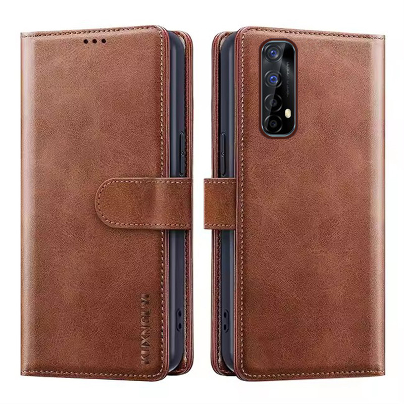 Ốp Ví Cho OPPO Realme 7 Realme7 Pro 4G Có Hộp Đựng Thẻ Từ Da Lật Chống Sốc Vỏ Điện Thoại Bảo Vệ Realme 7 Pro 4G