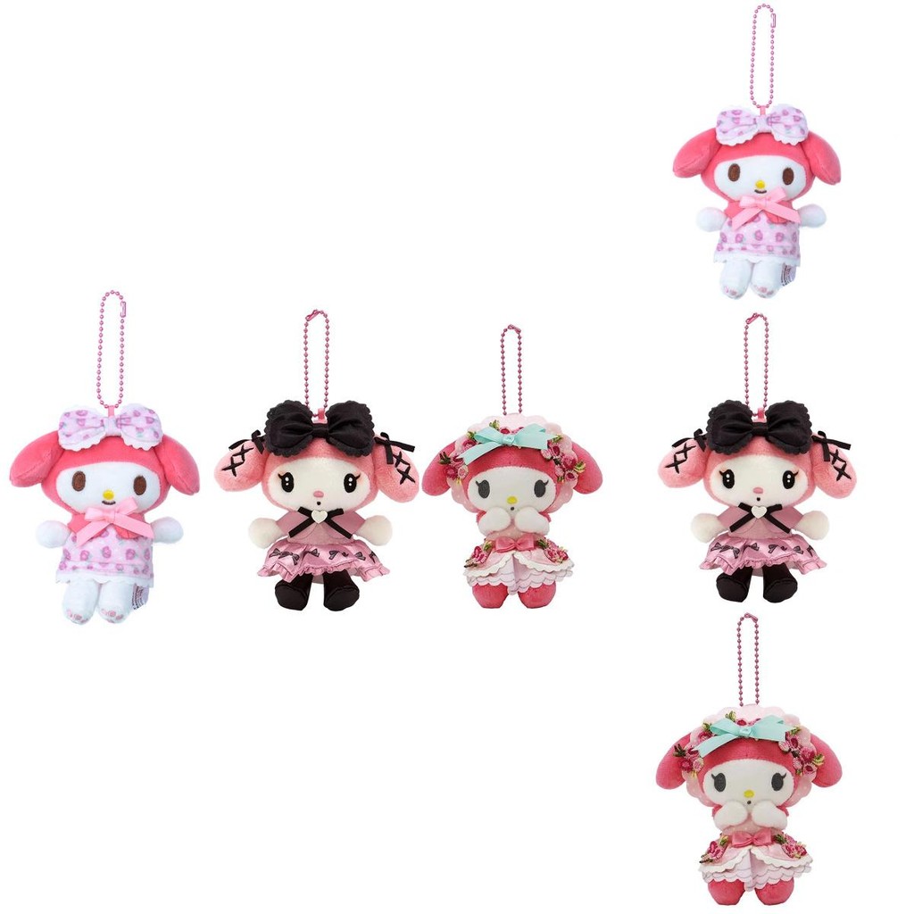 Đồ chơi sang trọng mềm Melody Sanrio có tóc ngắn và thiết kế thủ công cho người sưu tập và trẻ em