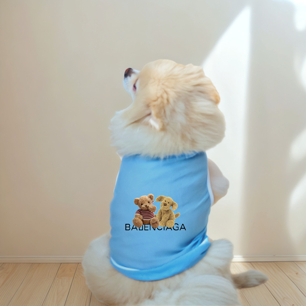 ✨ Hàng Mới Về ✨ Áo Vest lưới in hình gấu và chó con thời trang cho mèo / chó