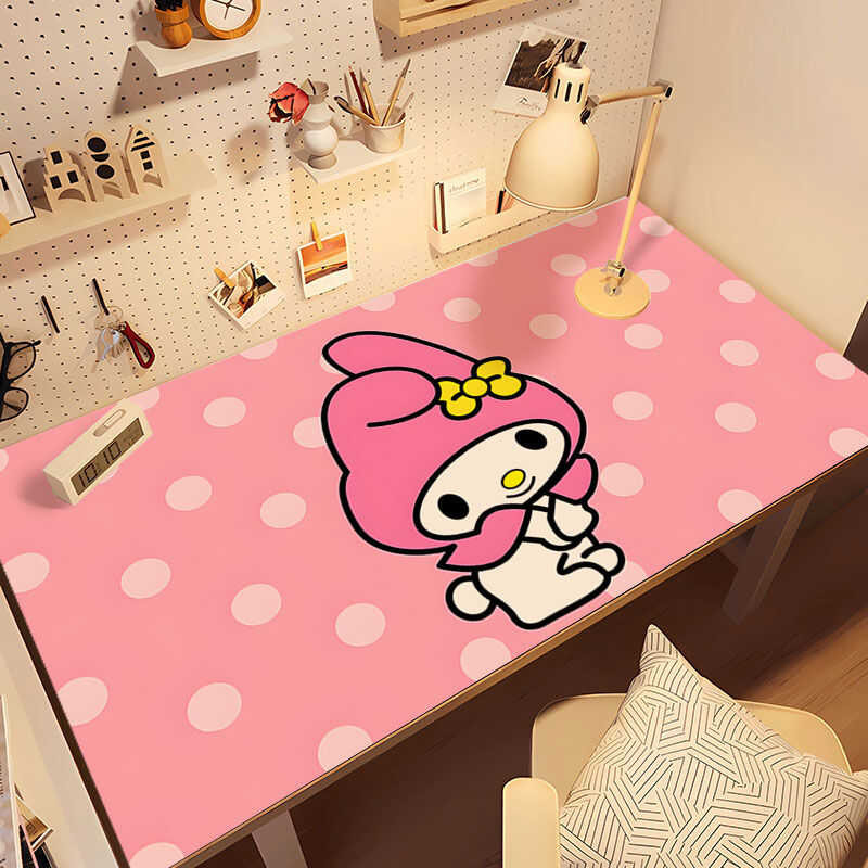 Sanrio Kuromi Để Bàn Kawaii My Melody Ins Sinh Viên Hoạt Hình Dễ Thương Kuromi Trẻ Em Học Máy Tính Để Bàn May Khăn Trải Bàn