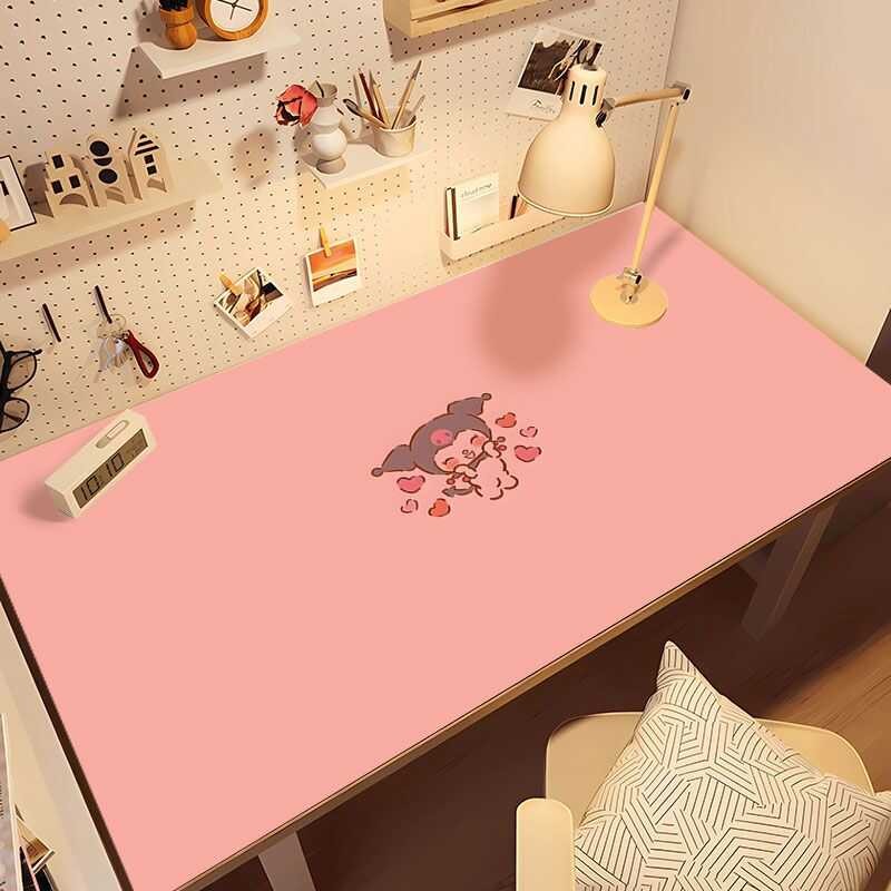 Sanrio Kuromi Để Bàn Kawaii My Melody Ins Sinh Viên Hoạt Hình Dễ Thương Kuromi Trẻ Em Học Máy Tính Để Bàn May Khăn Trải Bàn