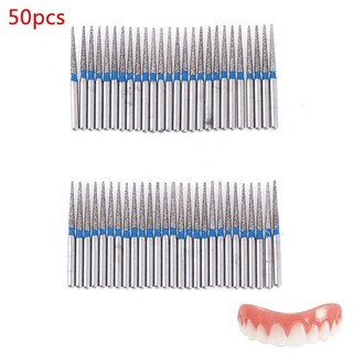 Bộ 50 Kim Đánh Bóng Nha Khoa Kim Cương Mài Đánh Bóng Mũi Khoan Tốc Độ Cao Tay Cầm Nha Khoa Dụng Cụ Đánh Bóng