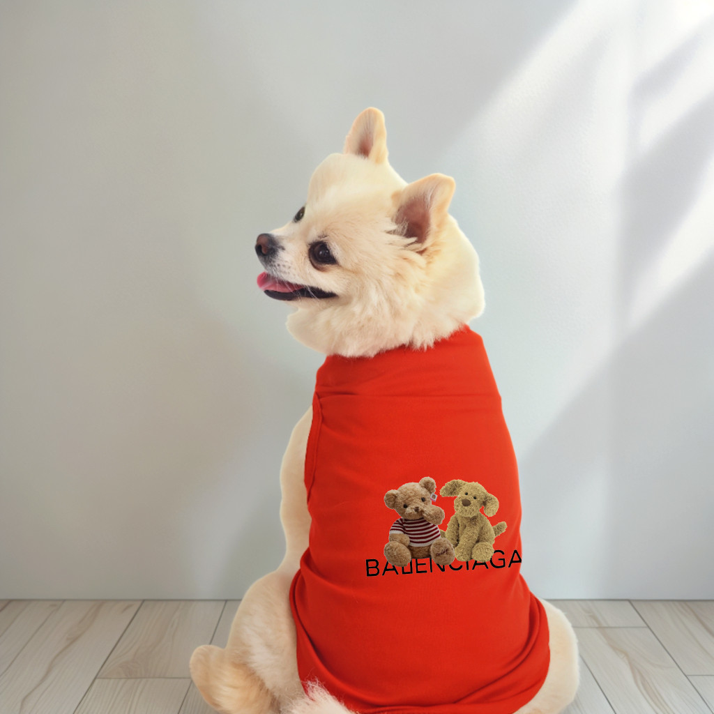 ✨ Hàng Mới Về ✨ Áo Vest lưới in hình gấu và chó con thời trang cho mèo / chó