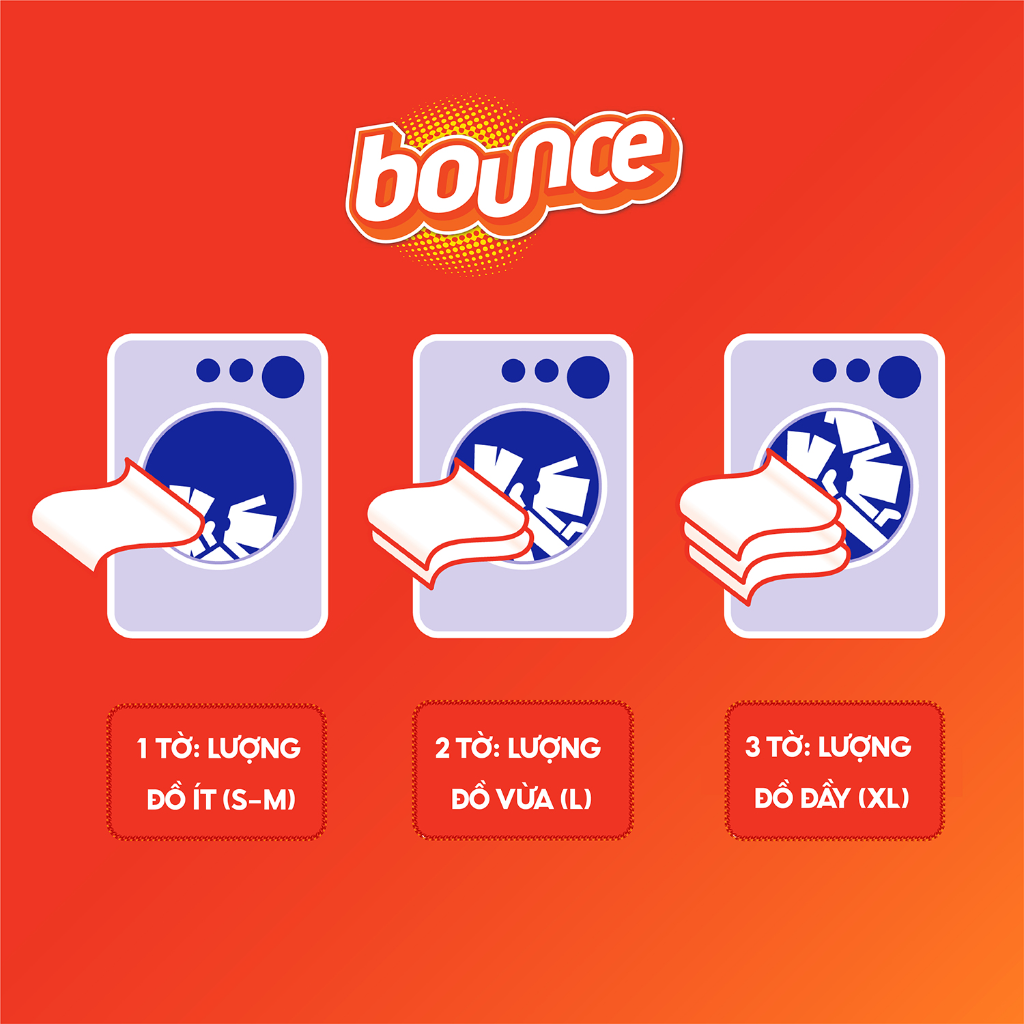 Mô tả Giấy Sấy Thơm BOUNCE Sheets Outdoor Fresh Hộp 120 Tờ - 5
