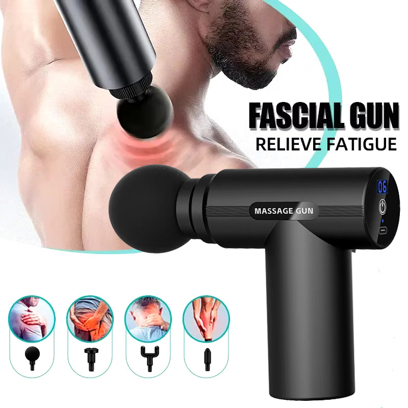 [Sẵn Sàng] 2 Súng Fascia Súng Massage Cơ Mô Sâu Súng Massage Cầm Tay Súng Trị Liệu Súng Fascia Súng Massage Máy Mát Xa Cầm Tay Khăn Giấy Sâu Quà Tặng Năm Mới Cho Cha Mẹ