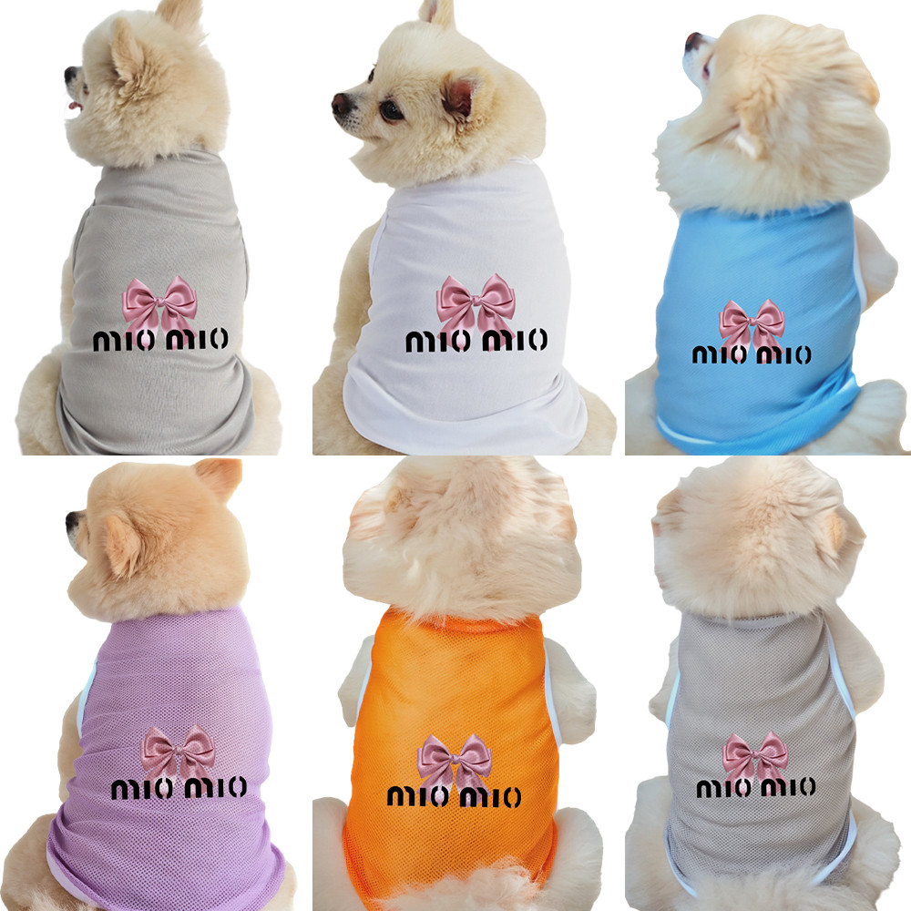 Áo Vest lưới Polyester in nơ thoáng khí và thoải mái cho mèo / chó