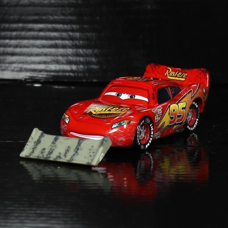 Đua Xe Ô Tô Ô Tô 3 Hàng Rào Lật Lightning McQueen Hợp Kim Xe Mô Hình Đồ Chơi Cặp Đôi McQueen Phóng Viên