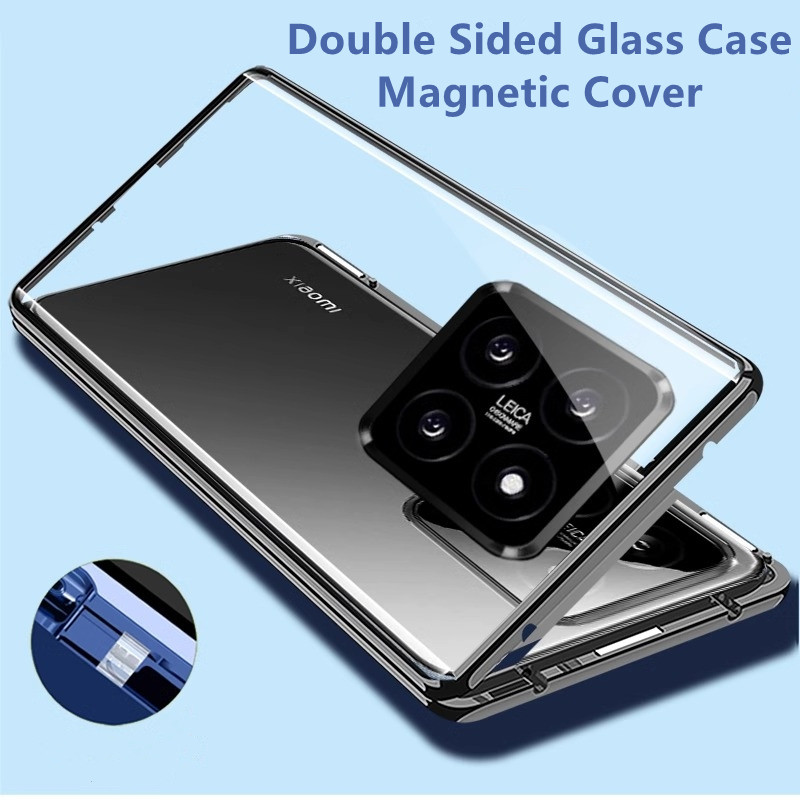 Ốp lưng cho Xiaomi Poco X7 X7Pro ⭐Vỏ điện thoại khung kim loại kính cường lực hai mặt riêng tư⭐ Vỏ chống sốc Mi PocoX7 PocoX7Pro XiaomiPocoX7 XiaomiPocoX7Pro