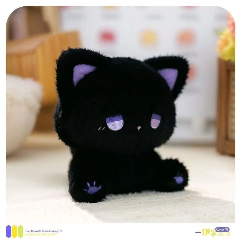 Dễ Thương emo Mèo Con Gấu Bông Hoạt Hình 15cm Bàn Với Búp Bê Ngồi Đồ ...