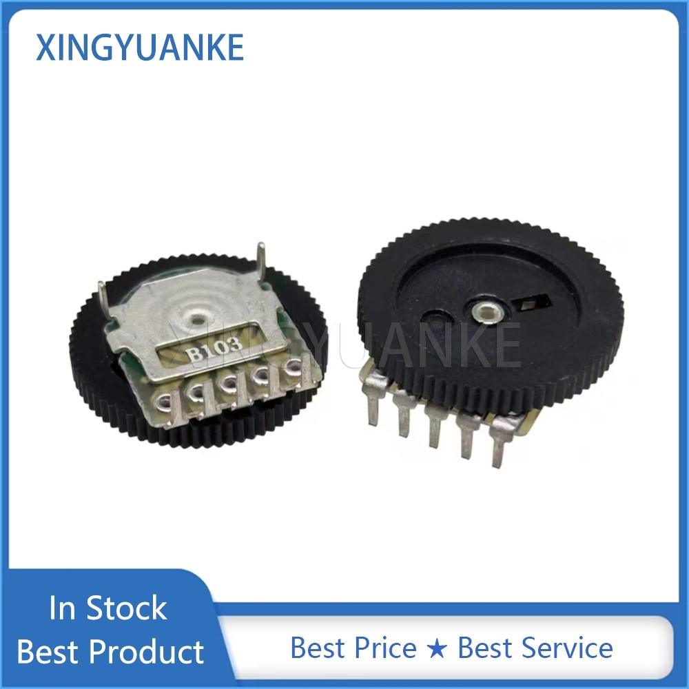 10 Cái / lốc 16 * 2 Mm Double Gear Chỉnh Potentiometer B103 B503 B1K ...