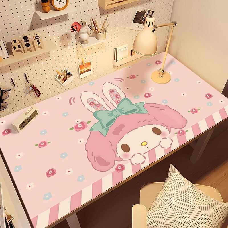 Sanrio Kuromi Để Bàn Kawaii My Melody Ins Sinh Viên Hoạt Hình Dễ Thương Kuromi Trẻ Em Học Máy Tính Để Bàn May Khăn Trải Bàn