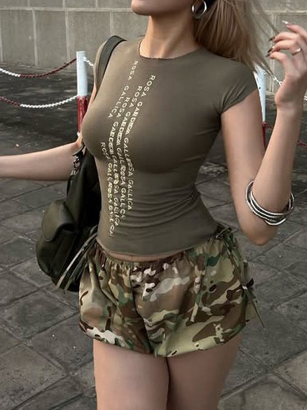 Lan ~ American Hot Girl quần short quân đội xanh thoáng mát, co giãn, thiết kế độc đáo