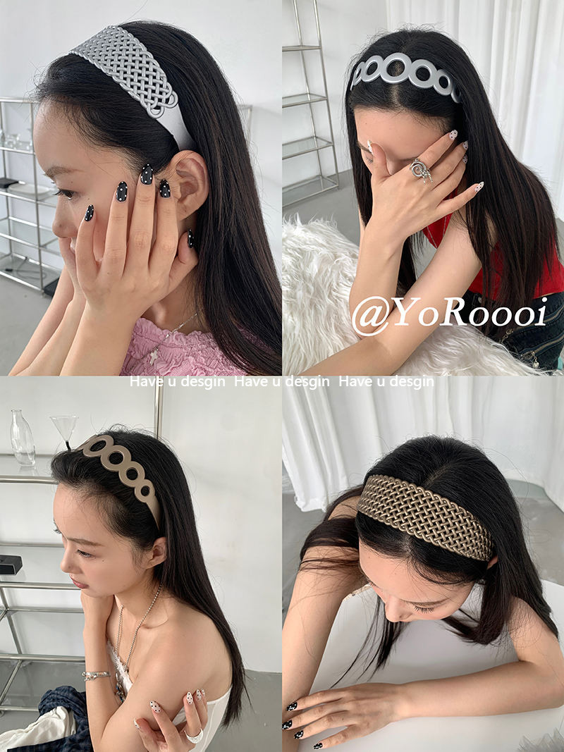 Có u desgin Băng đô thực tế mặt trơn bện rỗng