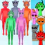 Sprunki Incredibox Trò Chơi Hộp Trang Phục Hóa Trang Với Vải Polyester Mềm Cho Sự Thoải Mái