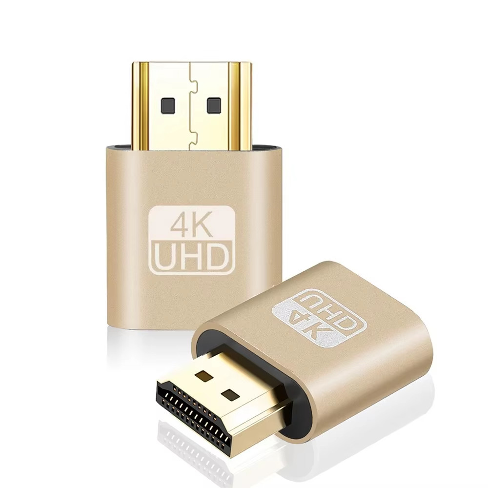 Vga Màn Hình Ảo Adapter 4K HDMI Tương Thích 1.4 DDC EDID Dummy Cắm Không Đầu Ma Màn Hình Giả Lập Thẻ Video Khóa Tấm