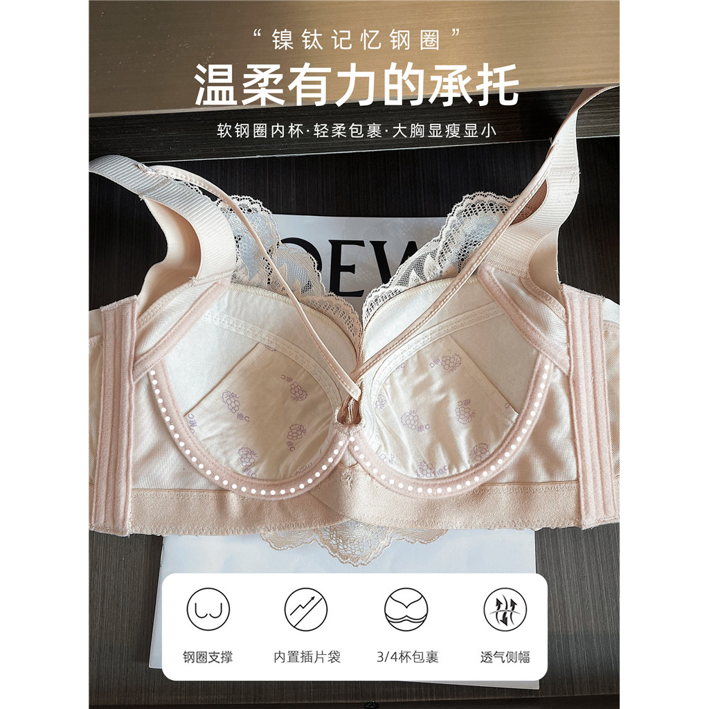 Gợi Cảm Ren Ngực Làm Đẹp Có Thể Điều Chỉnh Quần Lót Lớn Ngực Nhỏ Ổn Định Áo Ngực Chống Chảy xệ Nhẹ Phong Cách Thoáng Khí