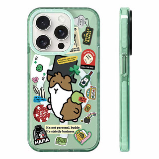 CASETIFY Seventeen HOSHI Phim hoạt hình dễ thương Hamster Vỏ sạc từ tính không dây Tương thích cho IPhone11 12 13 14 15 16ProMax Cover 16PLUS Silicone Mềm trong suốt Vỏ chống sốc