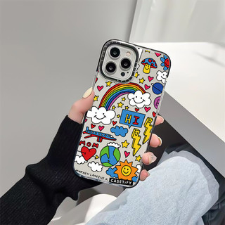 CASETiFY Chào! Bởi Matthew Langille Ốp Lưng Tương Thích Cho IPhone 11 14 15 16ProMax 12 13 Mini Cover X XR XS Max Silicone Mềm Trong Suốt SE 2022 6 7 8 Plus Vỏ Chống Sốc