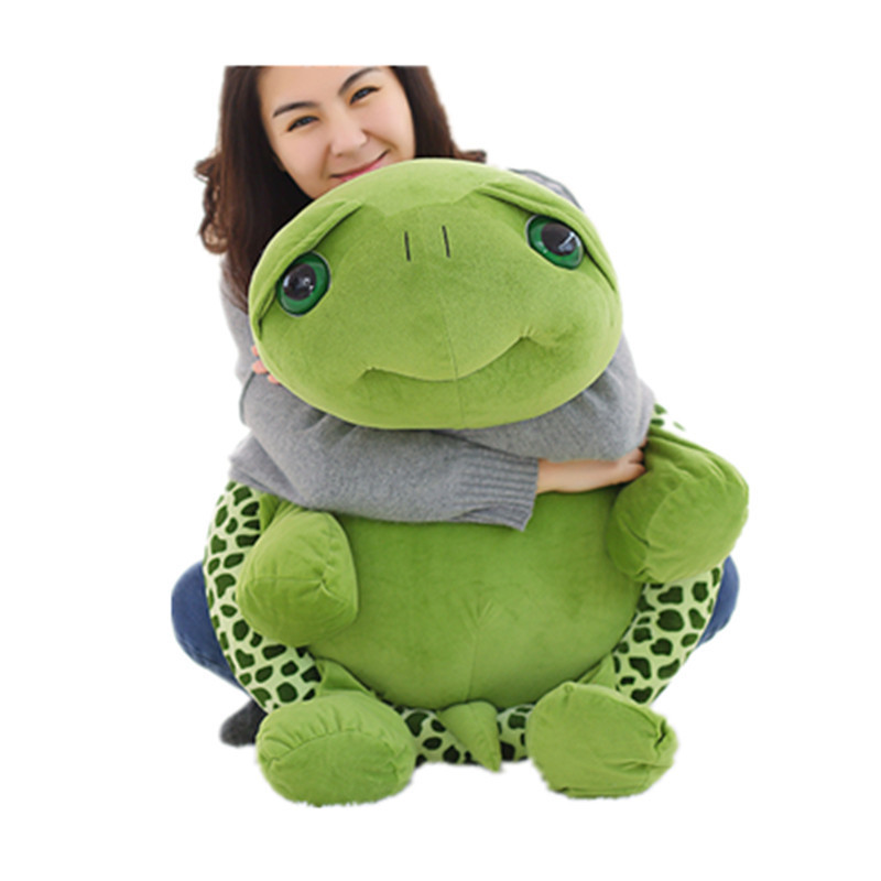 Đồ chơi Rùa sang trọng có đôi mắt to Động vật nhồi bông mềm Pp Cotton Quà tặng cho trẻ em
