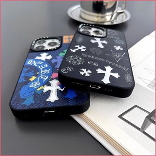 Ốp điện thoại hình trái tim quạ cho iPhone 11 12 13 14 15 16 Pro Max X XR XS XS13mini 14PLUS, chống rơi gương