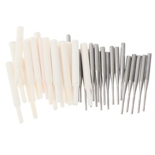 20 Chiếc Nha Khoa Sứ Móng Tay Gốm Pin Kim Loại Pin Phòng Thí Nghiệm Nha Khoa Tổ Ong Bắn Khay Sứ Bếp Phụ Kiện
