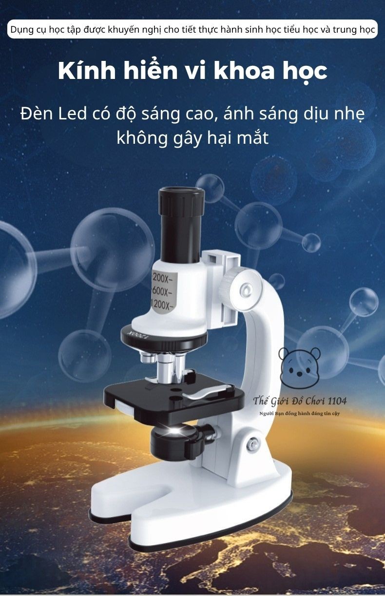 Kính hiển vi mini Science Microscope , 60x-180x có giá đỡ – Khơi nguồn ...
