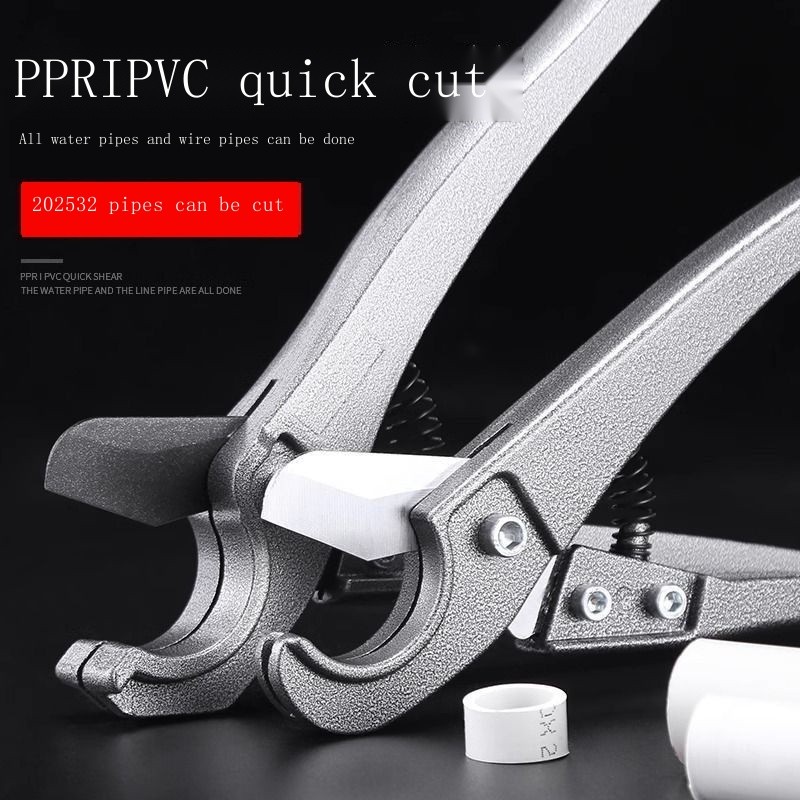 32ppr Cắt Nhanh Ống Dao Ống Nhôm Ống Nhựa Kéo Ống Nhựa Pvc Ống Nước Kéo Nhập Khẩu Thép Lưỡi Đen