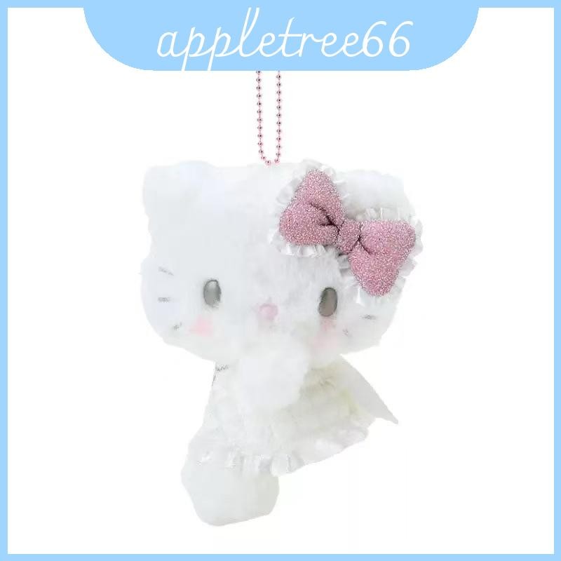 Móc khóa đồ chơi sang trọng Sanrio Kt Lovable có nhân vật quỷ và thiên thần Quà tặng hoàn hảo cho
