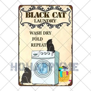 Phòng Giặt Retro Mảng Bám Dấu Hiệu Thiếc Tranh Ký Bồn Tắm Phòng Tắm Kim Loại Poster Dán Tường Vintage Trang Trí Nhà Tấm 20x30cm