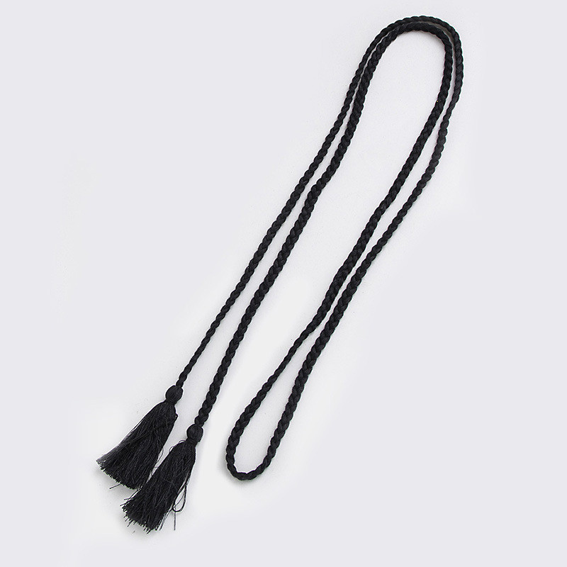 Dây thắt lưng lễ hội Bohemian có tua rua và hạt gỗ cho lễ hội nghệ thuật