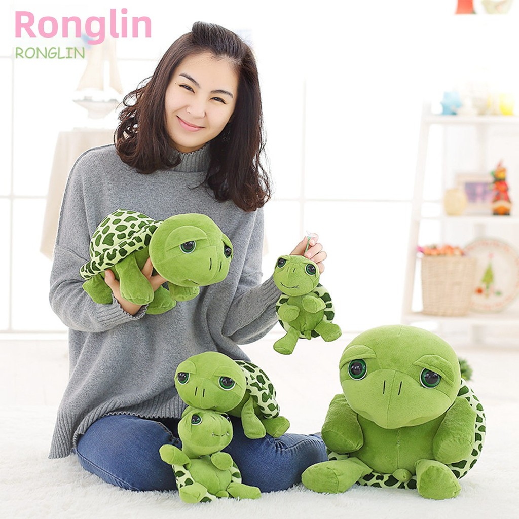 Đồ chơi Rùa sang trọng có đôi mắt to Động vật nhồi bông mềm Pp Cotton Quà tặng cho trẻ em
