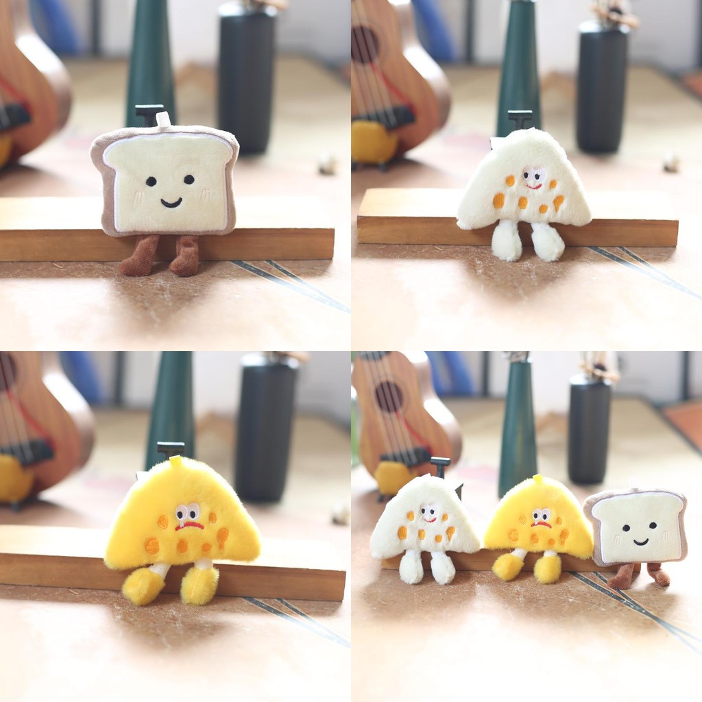 Mặt dây chuyền sang trọng 12cm động vật nhỏ gọn kèm bông Pp để làm quà tặng và túi quyến rũ