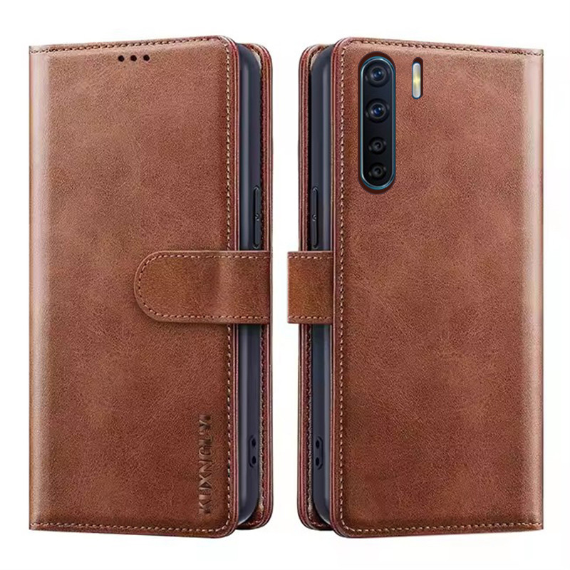 Ốp điện thoại ví cho OPPO A91 Reno 3 4G PCPM00 CPH2001 có giá đỡ thẻ Đế da lật từ tính Bảo vệ chống sốc cho OPPO Reno3 4G A91 F15
