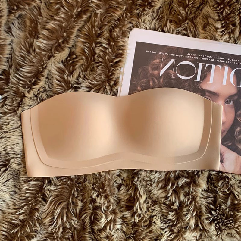 [Sẵn sàng] Áo ngực push up chống trượt quây, quần lót không dây dành cho nữ, đồ lót cốc mỏng liền mạch