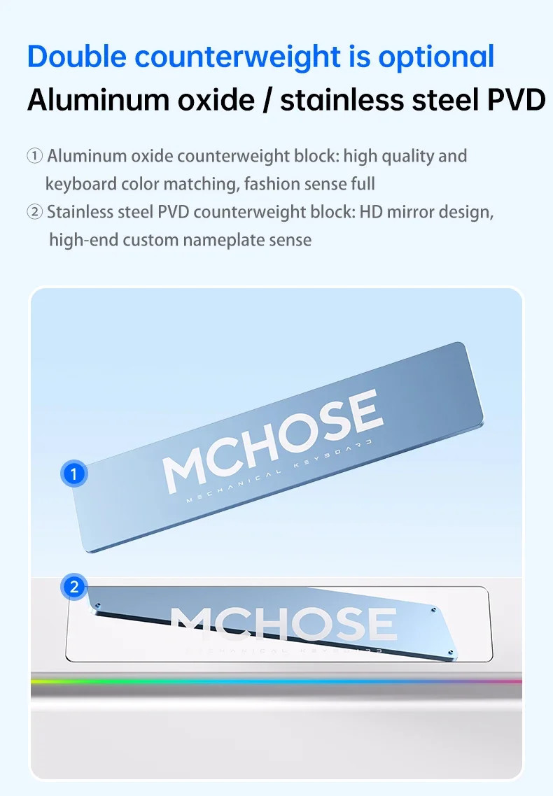 MCHOSE K99 V2 Tri-mode Wireless Mechanical Keyboard Customed Ergonomics ...