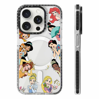 Ốp Sạc Từ Tính Không Dây Công Chúa Disney Tương Thích Cho IPhone11 12 13 14 15 16 Pro Max Cover 16 PLUS Silicon Mềm Trong Suốt Ốp Lưng Chống Sốc