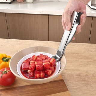 Chống bỏng Kẹp Bát Thép Không Gỉ Và Đĩa Bán Hiện Vật Hộ Gia Đình Bát Kẹp Khách Sạn Bếp Đĩa Hấp Đĩa Bán Tải