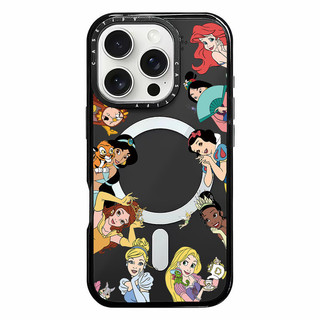 Ốp Sạc Từ Tính Không Dây Công Chúa Disney Tương Thích Cho IPhone11 12 13 14 15 16 Pro Max Cover 16 PLUS Silicon Mềm Trong Suốt Ốp Lưng Chống Sốc