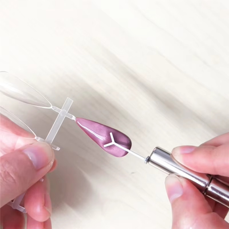 2 Chiếc Mới Sáng Tạo Tình Yêu Dụng Cụ Làm Móng Tay 3D Trái Tim Đặc Biệt Kẹp Giấy Nam Châm Dây Thanh Nam Châm Kết Hợp Hình Nam Châm Để Tạo Hình Trái Tim Trên Móng Tay Móng Tay Nghệ Thuật Phụ Kiện Dụng Cụ