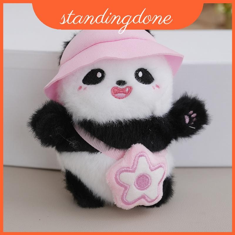 Lovable Sang Trọng Nhỏ Gấu Trúc Ba Lô Móc Khóa Nhiều Màu Sắc Dễ Thương Quyến Rũ Đồ Chơi Nhồi Bông