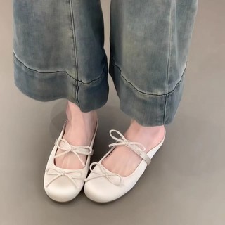 Tăng Mũi Giày Sandal Nữ Bên Ngoài 2025 Phong Cách Mới Xuân Hè Sang Trọng Dạ Hội Phong Cách Mary Dép Đơn