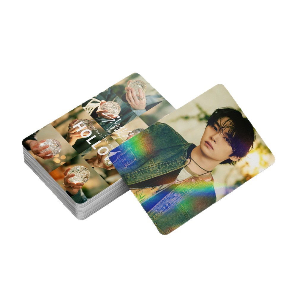 LINXX 124 Chiếc Stray Kids Album Mới HOLLOW Lomo Cards HD Holographic Long Lanh Photocards Hàn Quốc Wave Fan Sưu Tập Kpop Thần Tượng Nhóm Merch Thẻ Giao Dịch