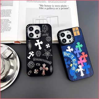 Ốp điện thoại hình trái tim quạ cho iPhone 11 12 13 14 15 16 Pro Max X XR XS XS13mini 14PLUS, chống rơi gương