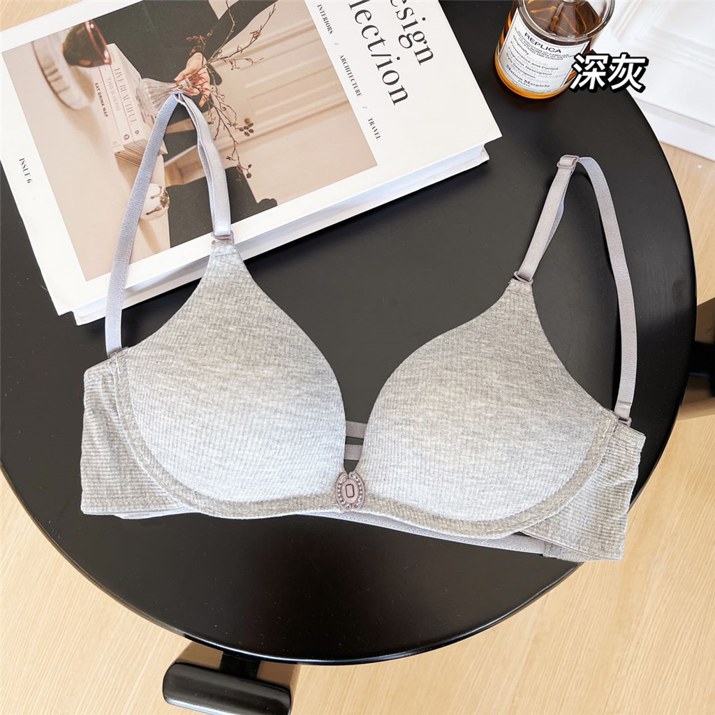 Liền Mạch Đóng Cửa Trước Gợi Cảm Nhỏ Ngực Thanh Niên Cô Gái Áo Ngực Mỏng Không Dây Bralette