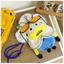 Túi đeo vai hoạt hình sang trọng Minions dành cho bé gái và thanh thiếu niên có lưu trữ và thiết kế dễ thương