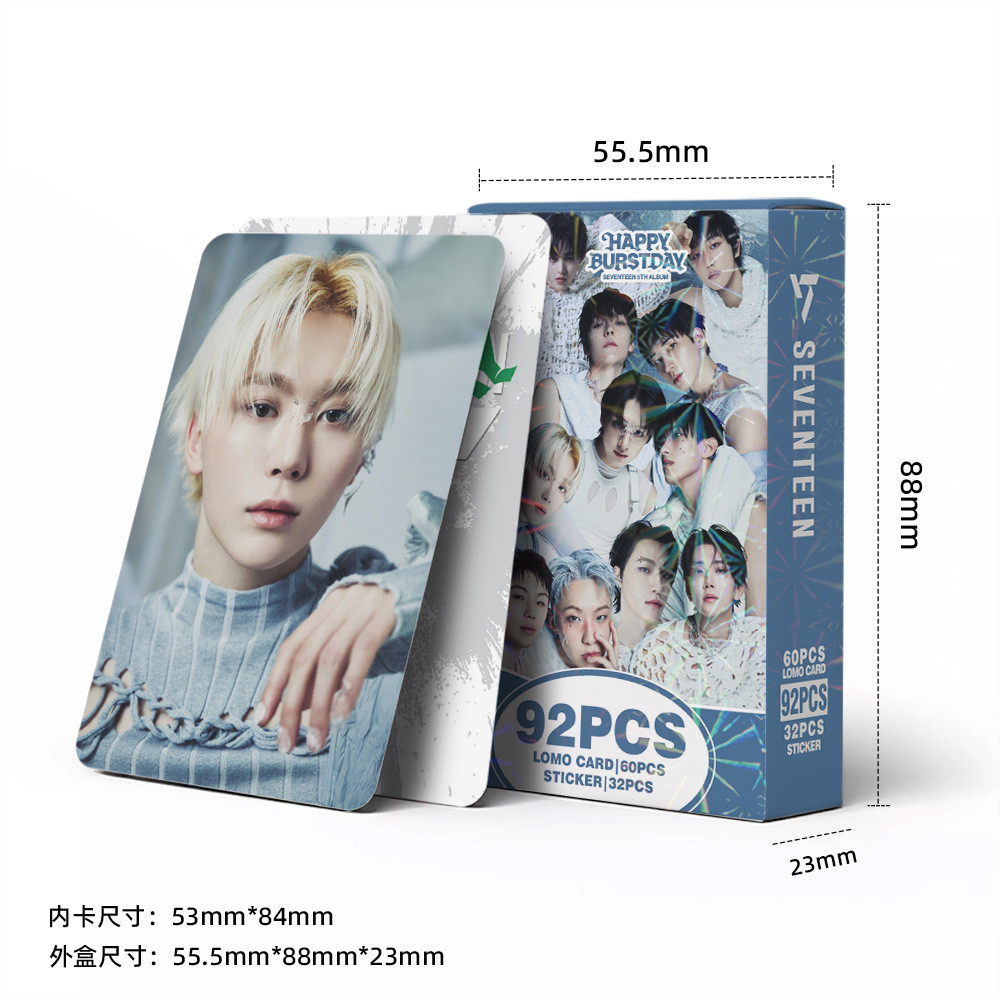LINXX 92 Chiếc SEVENTEEN Album Mới Lomo Cards Set Kpop HD Hình Ảnh Sưu Tập Photocards Quạt Bộ Sưu Tập Merch