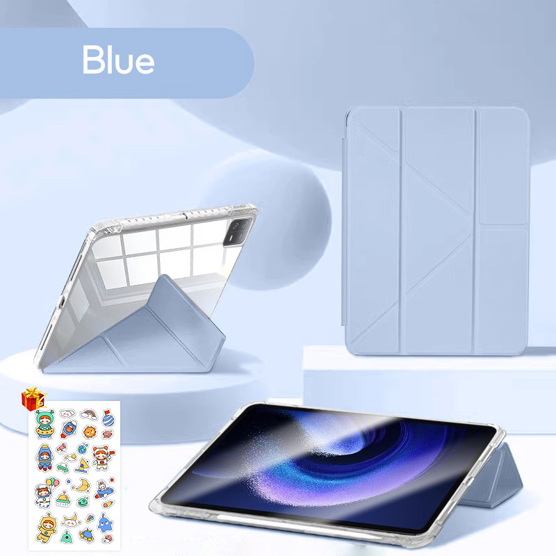 Ốp lưng TBTIC cho Xiaomi Pad 8/7 Pro, vỏ cứng acrylic có khe để bút, phiên bản 2024, 11.2 inch, tự động bật màn hình, trong suốt – ảnh mô tả chi tiết 10