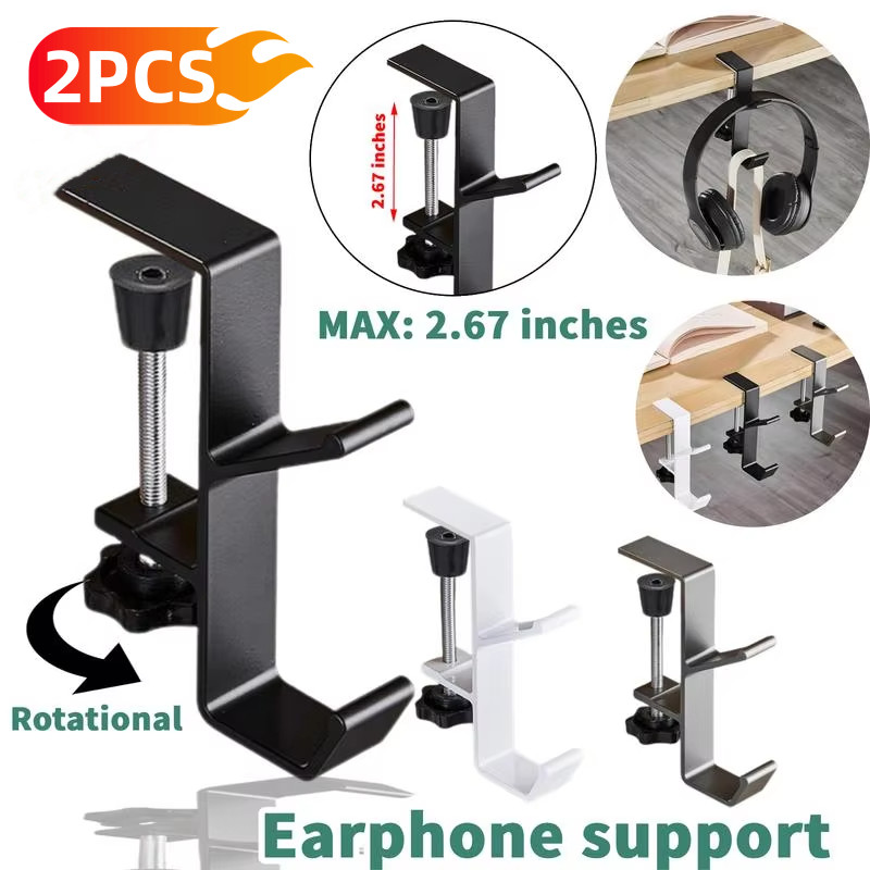 Mới Móc Treo Tai Nghe Chịu Lực Cao Móc Treo Bàn Không Đục Lỗ Móc Treo Tường Đa Năng Giá Đỡ Cho Chơi Game Tai Nghe Tổ Chức